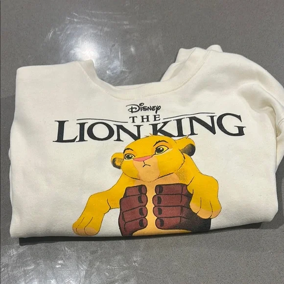 Disney Lion King Cream Sweatshirt for Kids - Picture 3 of 4